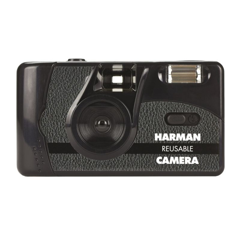 HARMAN fotoaparát s bleskom + 2x čb film Kentmere