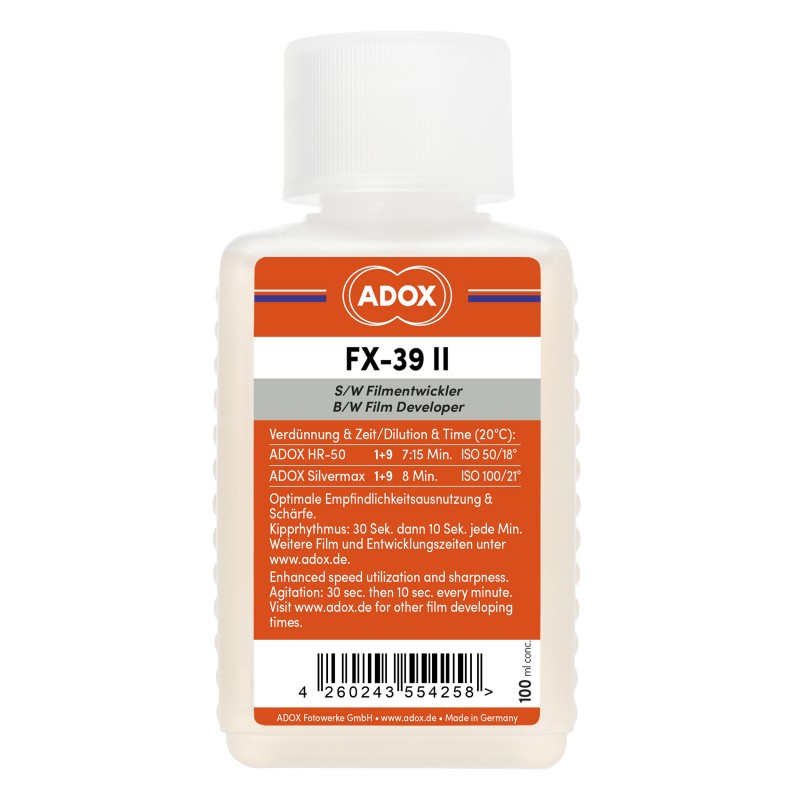 ADOX FX-39 TYPE II 100 ml, negative developer