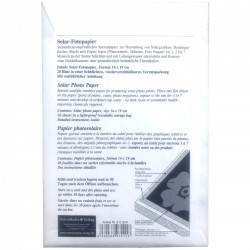 Solar photo paper 14x19cm/20 sheets