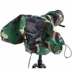Camouflage raincoat for camera