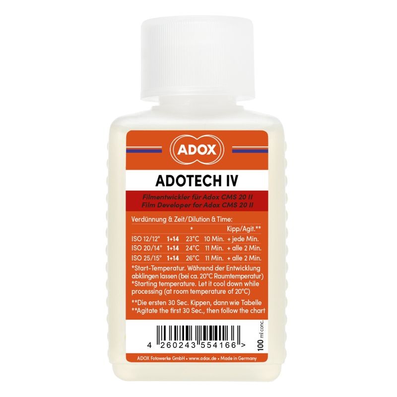 ADOX Adotech IV 100 ml, negativní vývojka pro 6 filmů