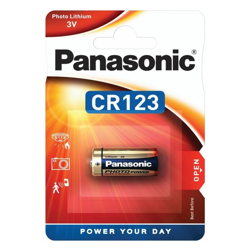 PANASONIC Lithium Power CR123A 1 kos (2B222596)