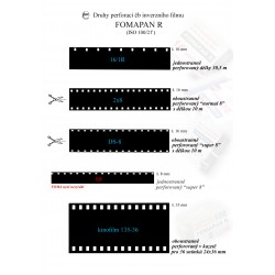 FOMAPAN R 100 2x8 mm/10 mm