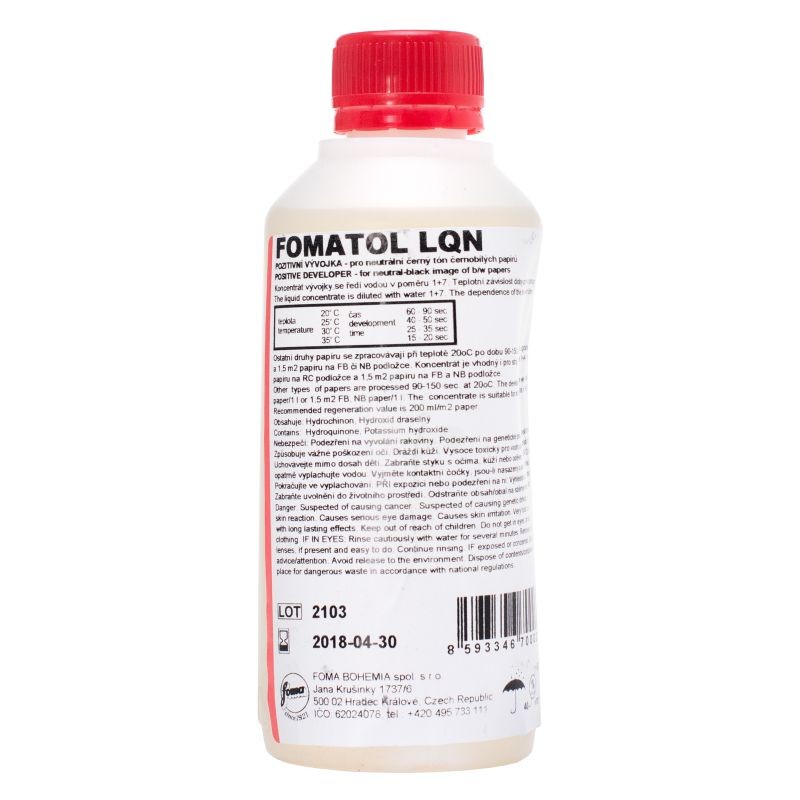 Fomatol LQN 250 ml pozitivni razvijač