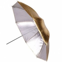 HELIOS dežnik srebrni/zlati izmenljivi 100 cm