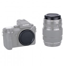 Komplet: pokrovček ohišja + zadnji pokrovček objektiva - Fuji G