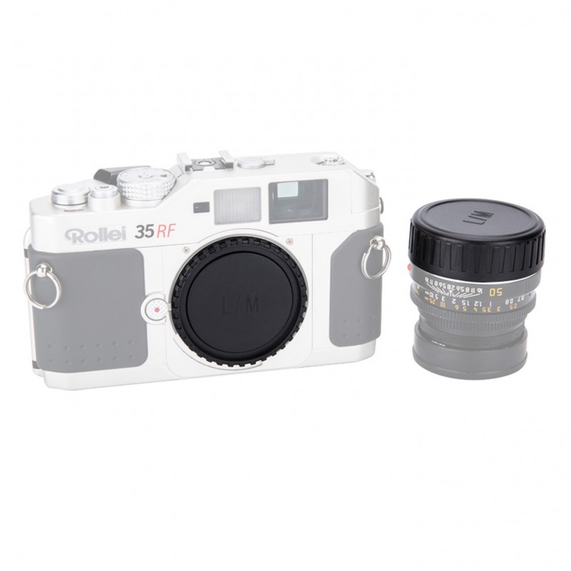 Set: body cap + rear lens cap - Leica M