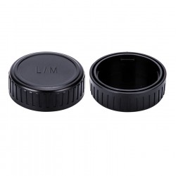 Set: body cap + rear lens cap - Leica M