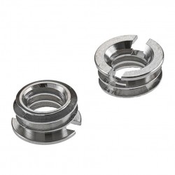 Adaptér AD-S, 4 mm, mosazný, 1/4" na 3/8", chromovaný