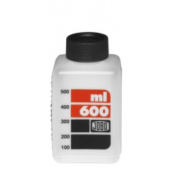 JOBO chemical bottle system 600 ml white, scale