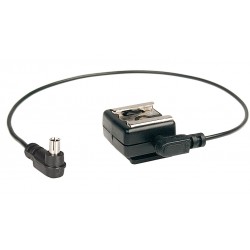 Synchro box with centre contact and synchro cable, PC connector