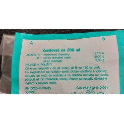 Zesilovač prášek 200 ml - prošlý