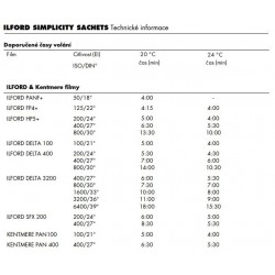 ILFORD Simplicity Dev ROW 0,5l, razvijač za negative