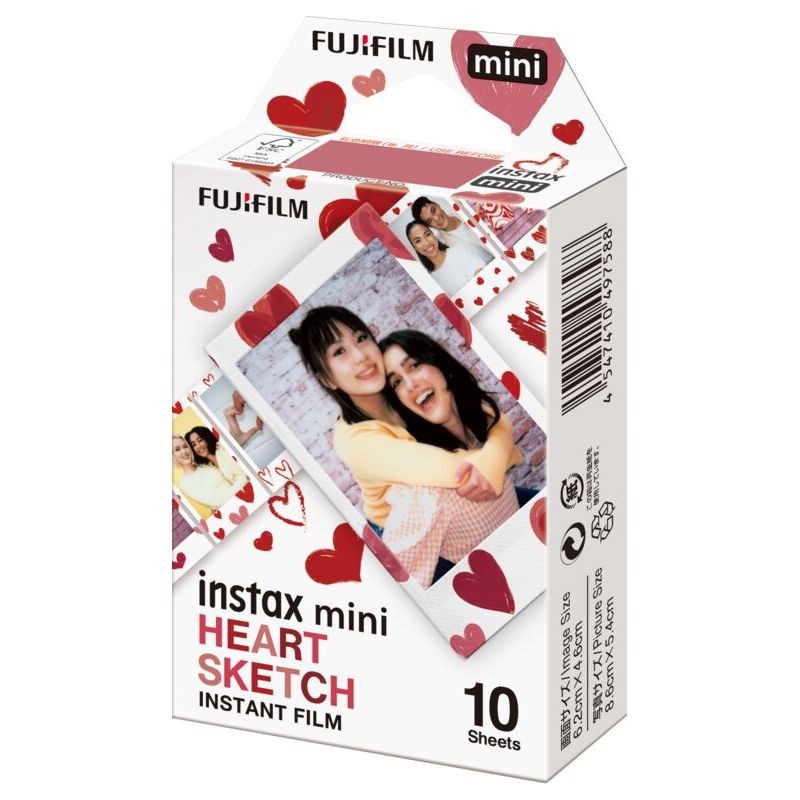 FUJIFILM Instax Mini Srdce 10ks